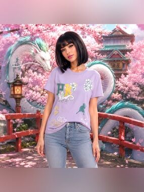 Studio Ghibli Spirited Away Haku Icons T-Shirt